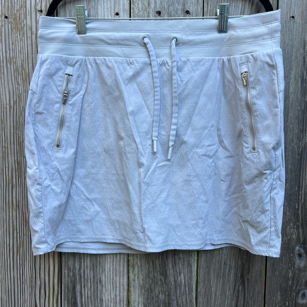 ATHLETA Gray Trekkie North Galactic Skirt Skort Women’s 12 - Picture 2 of 10